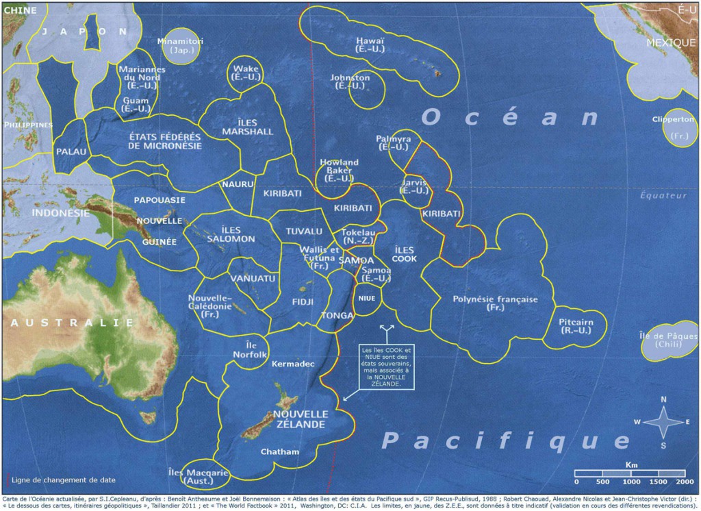 La ZEE polynésienne, une étendue de 5 millions de km qui attise les convoitises ©Spiridon Ion Cepleanu / Creative Commons