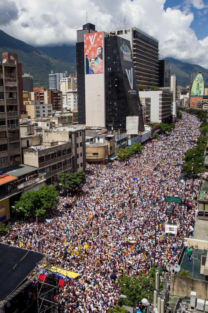 Une foule importante a défilé ce 1er septembre dans les rues de Caracas
