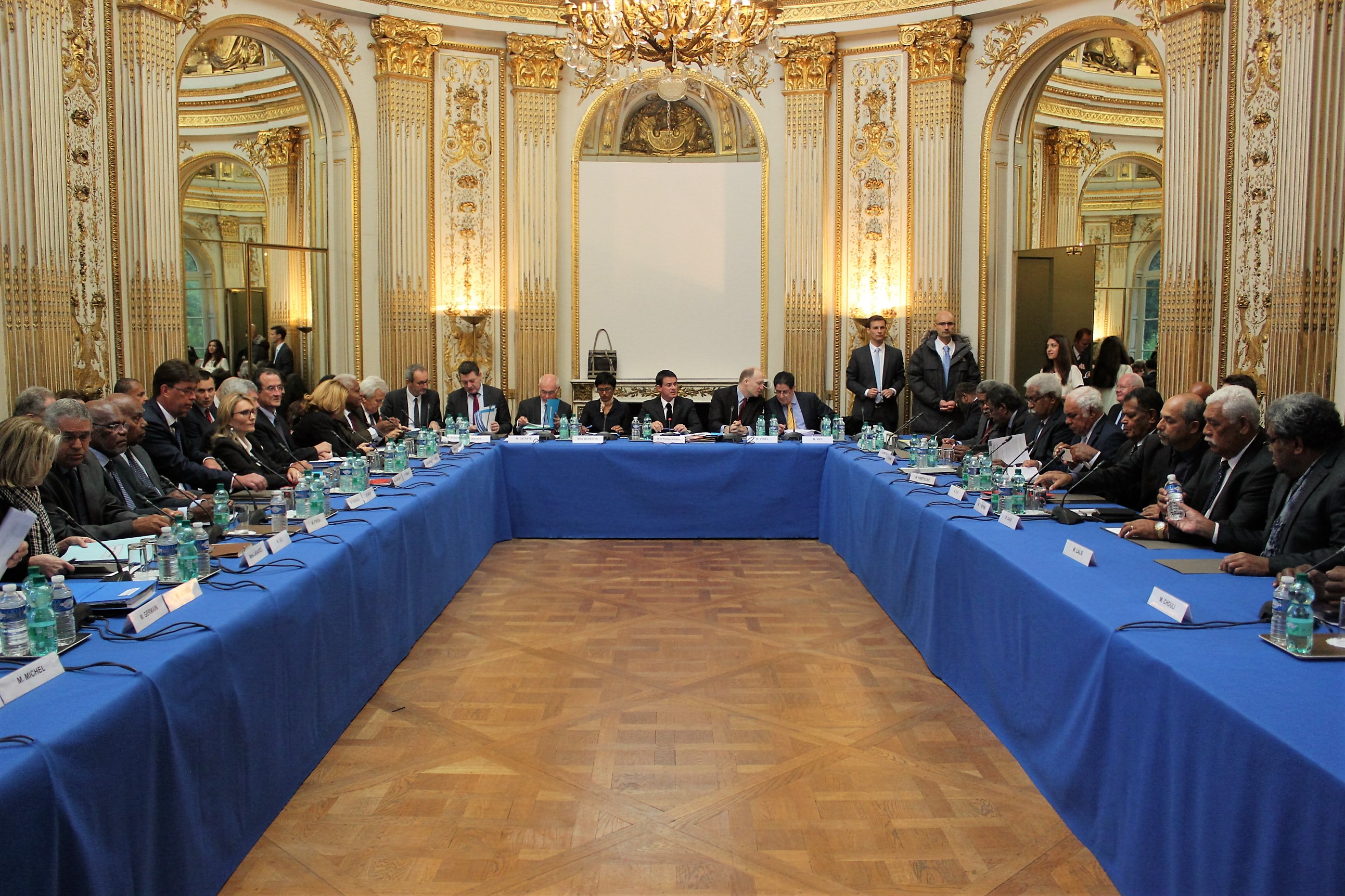 Le XVème Comité des signataires de l'Accord de Nouméa a eu lieu ce lundi 7 novembre à Matignon ©T. Faatau / Outremers360