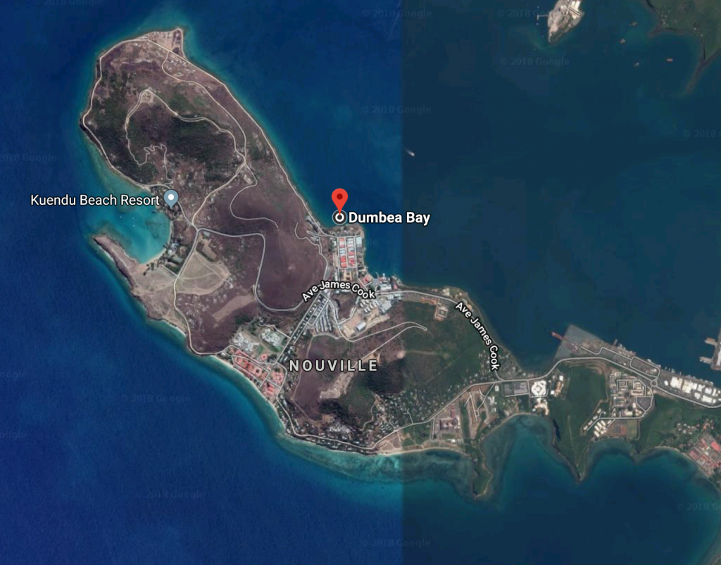 Selon les Nouvelles-Calédoniennes, l'attaque s'est produite dans dans la baie dite de l'ETFPA, à Nouville.