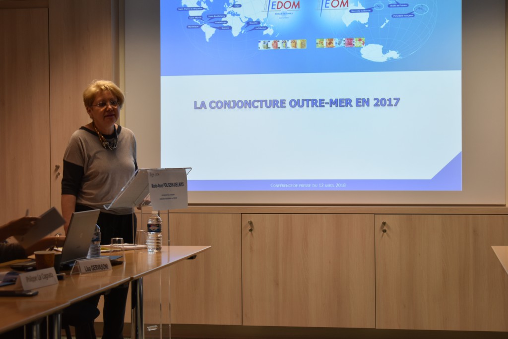 La conjoncture économique 2017 en Outre-mer a évolué favorablement selon Marie-Anne Poussin-Delmas © Outremers 360
