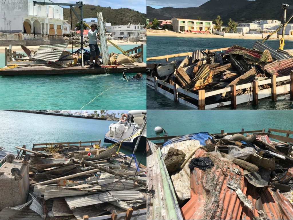 La Collectivité de Saint-Martin a également lancé une opération de nettoyage de ses fonds marins © Collectivité de Saint-Martin