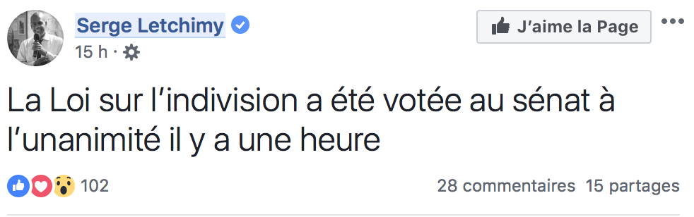Foncier Outre Mer La Loi Letchimy Sur L Indivision Adoptee