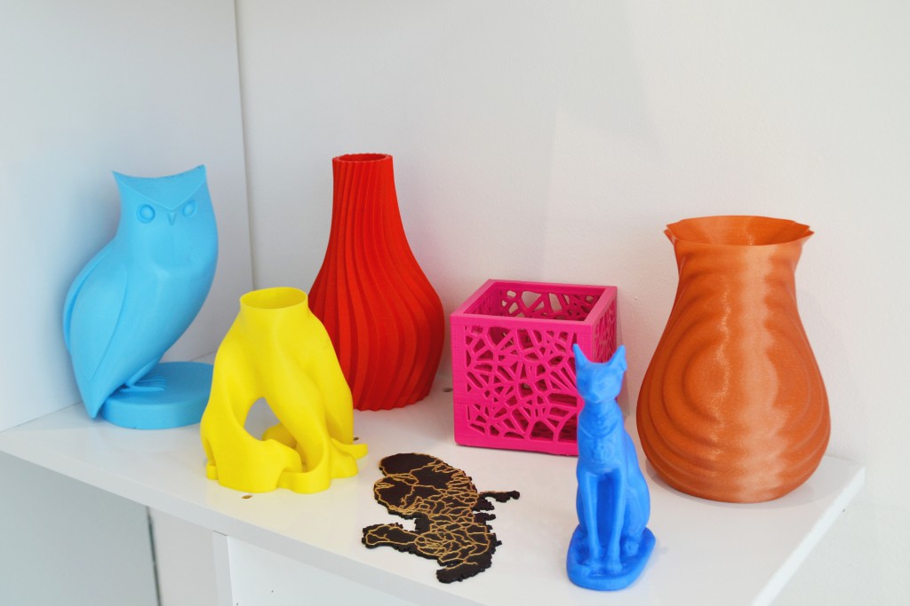 Exemple d'objets imprimés 3D © DR