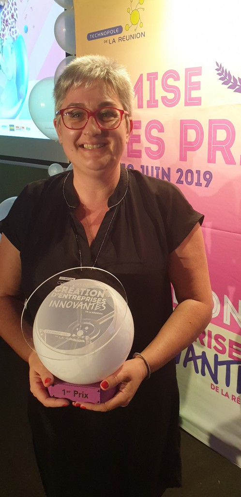Ingrid Violeau, premier prix du Concours  de Création d'Entreprises Innovantes 2019