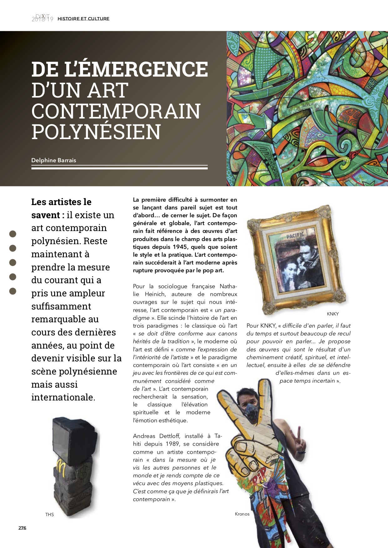 Art contemporain polynésien Dixit2018-19-2 - 1
