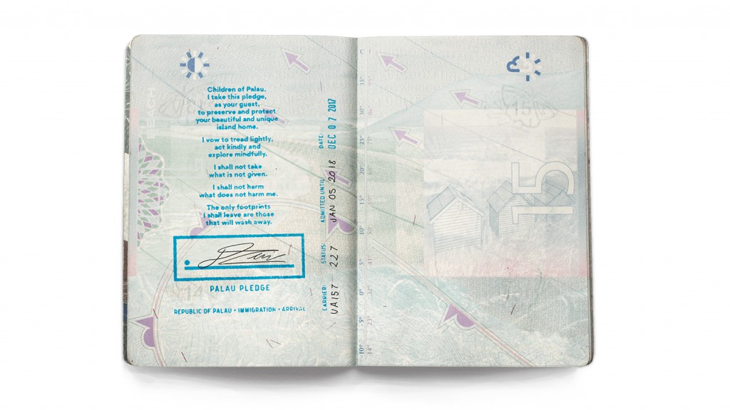 Palau pledge passport