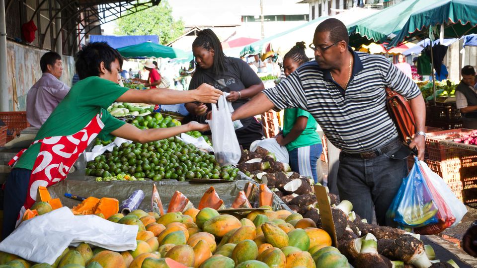 Le marché de Cayenne en Guyane ©Jody Amiet
