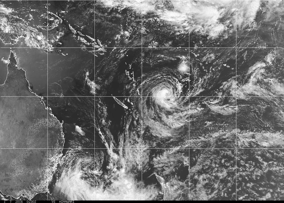 EL Nino 2016 : Le cyclone Ula menace la Nouvelle-Calédonie