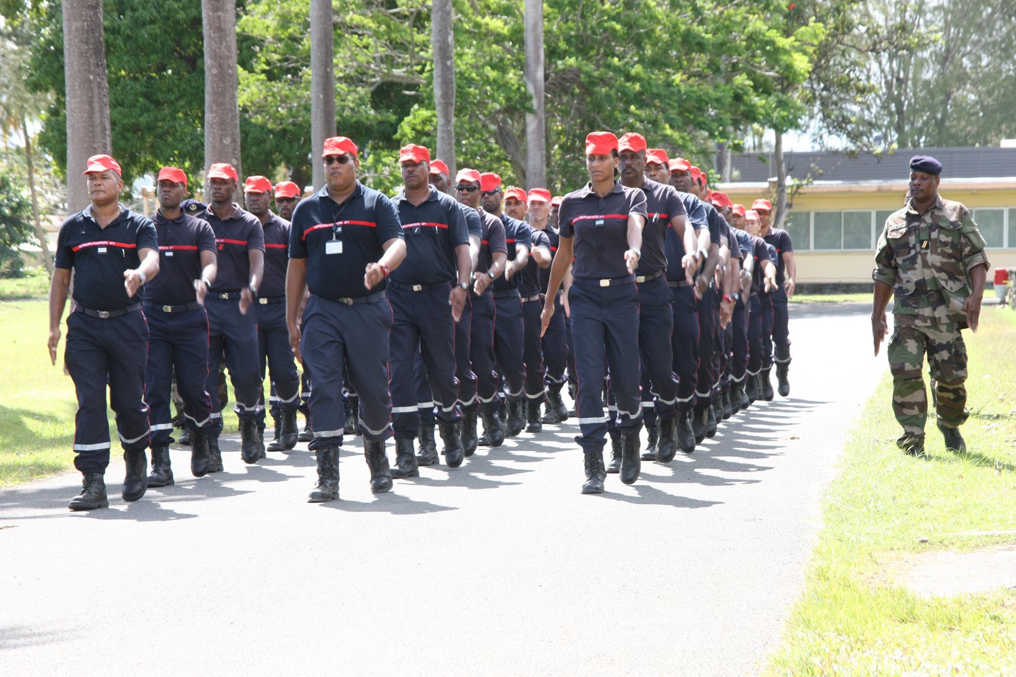 Défilé du 14 Juillet :Les pompiers des 5 départements d’Outre-mer mis à l’honneur