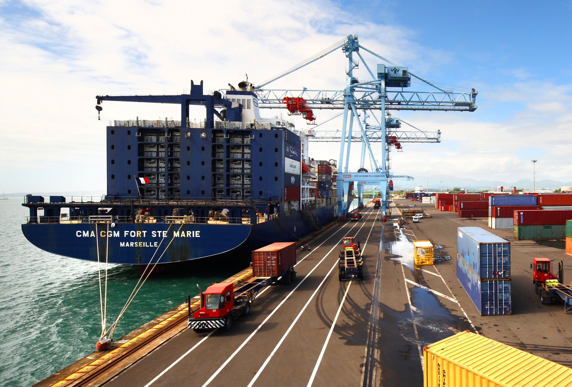 Ports ultramarins : Un bilan satisfaisant pour le Grand Port Maritime de Guadeloupe