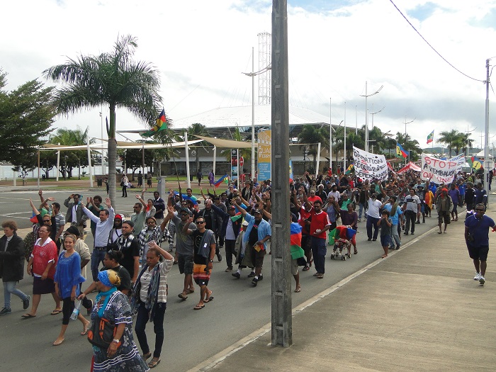 Nouvelle-Calédonie: Manifestation contre l&rsquo;accès insuffisant des jeunes Kanak à l&#8217;emploi