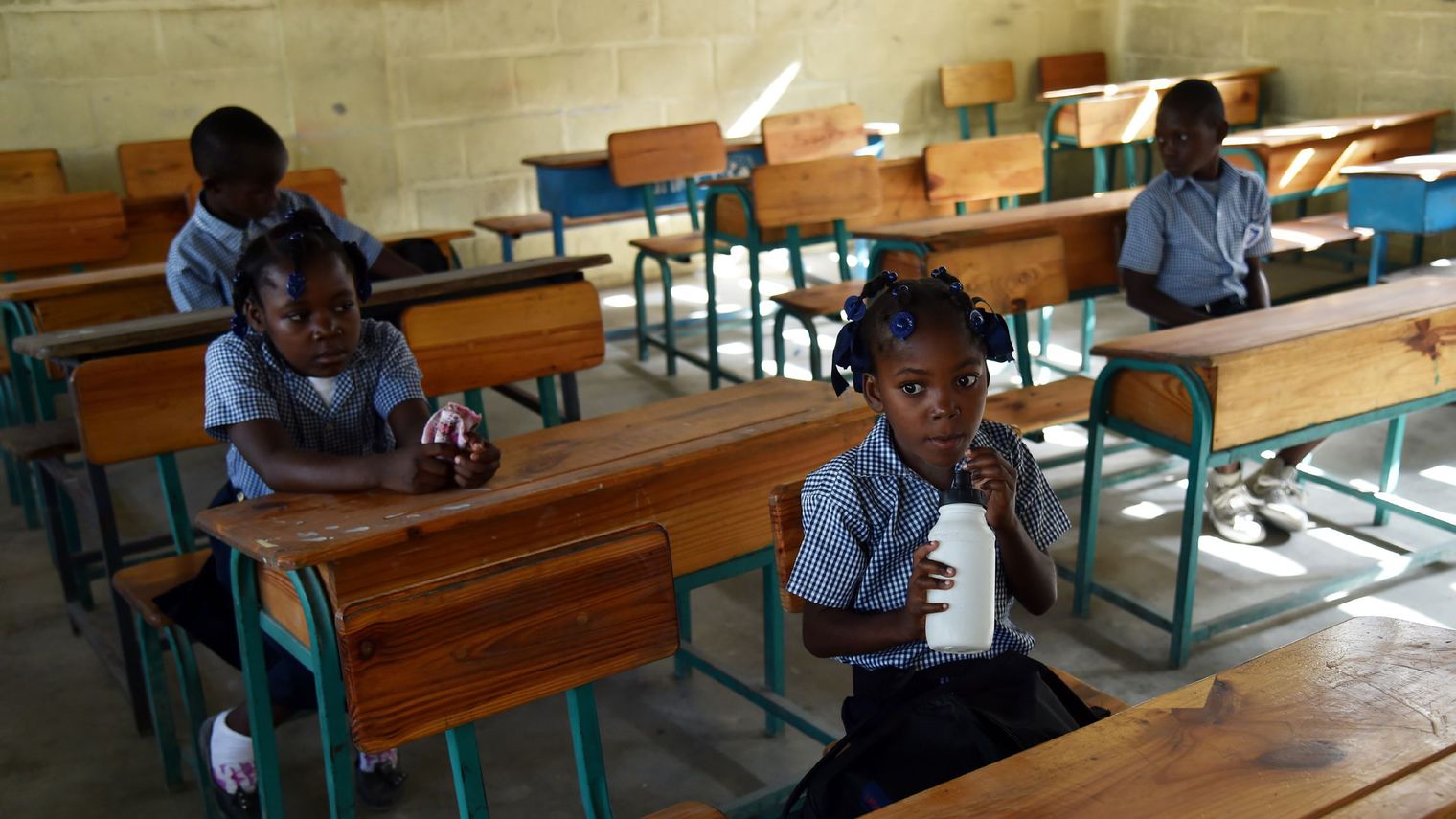 Dans une école haïtienne, 80% des enfants n&rsquo;ont pas pu faire leur rentrée scolaire faute d&rsquo;argent