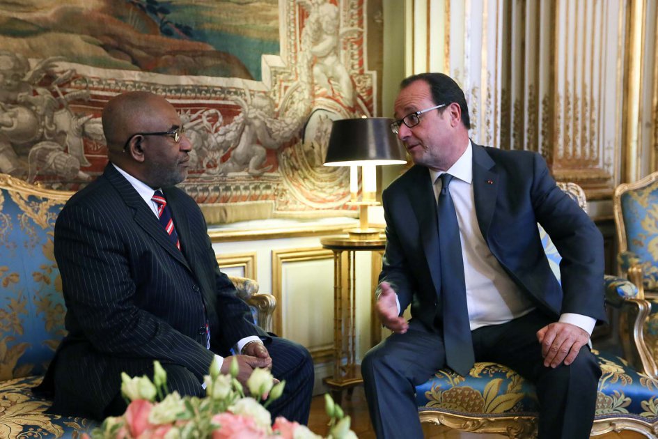 Comores: Rencontre entre François Hollande et Azali Assoumani