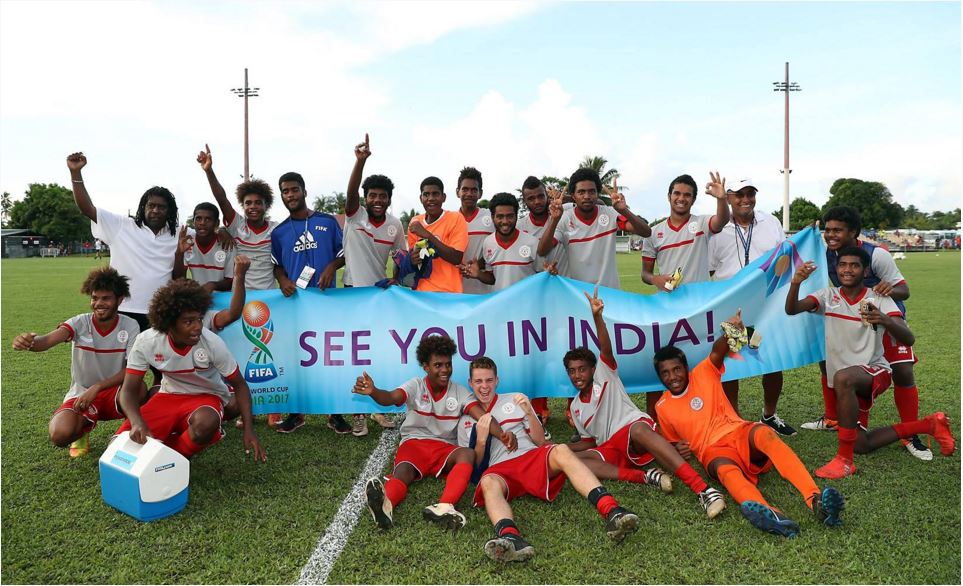 Mondial U17: Les jeunes Cagous de Nouvelle-Calédonie qualifiés