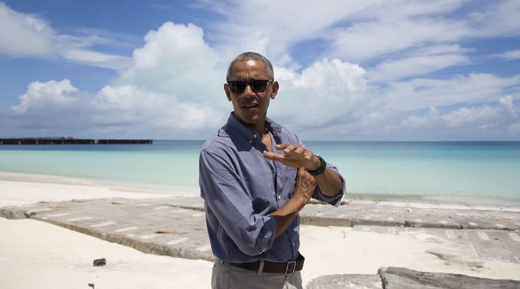 Barack Obama est arrivé en Polynésie française