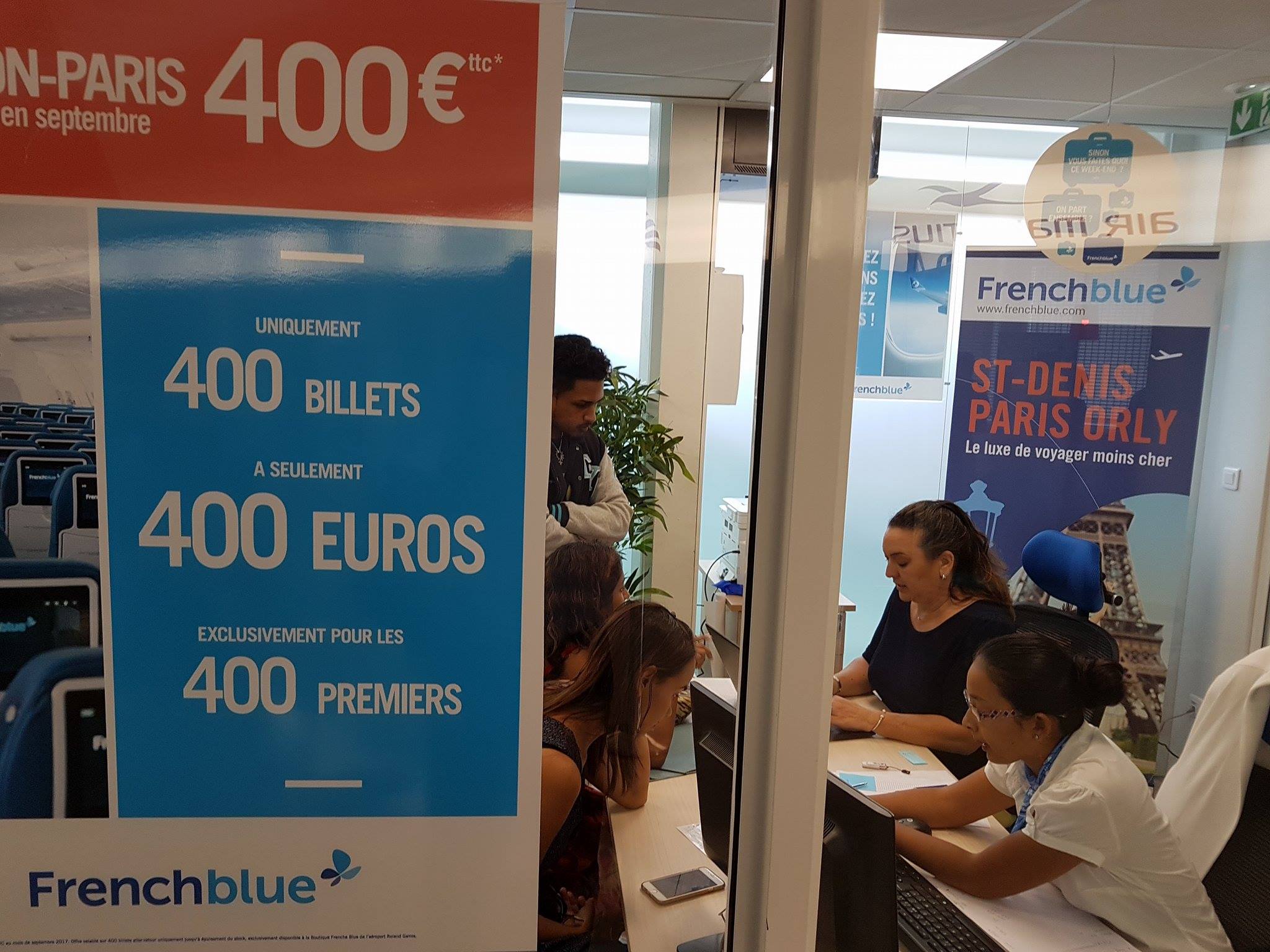 Desserte aérienne: French Blue offre 400 billets pour l&rsquo;inauguration de son point de vente à La Réunion