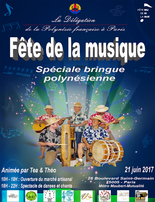 Fête de la musique: La Délégation polynésienne à Paris prépare sa bringue