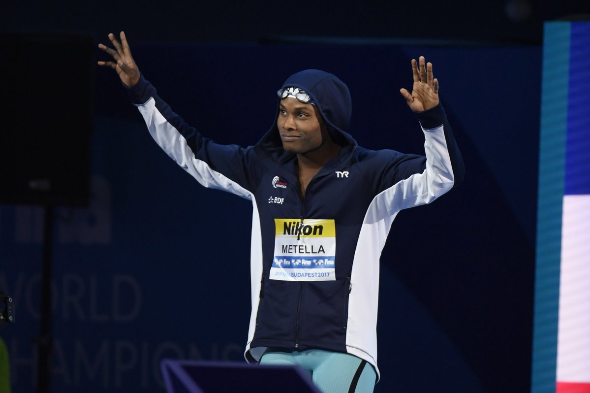 Mondiaux de Natation: Le Guyanais Medhy Metella médaillé de bronze sur 100m  nage libre