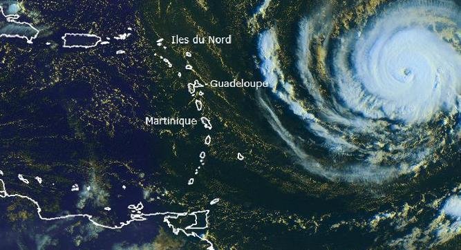 Ouragan Irma : La Guadeloupe et les Îles du Nord passent en vigilance orange cyclone