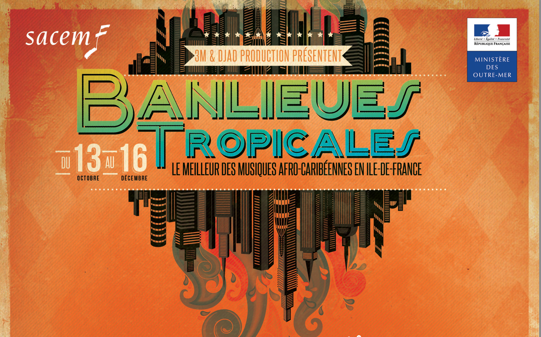 Banlieues Tropicales 2017: L’île-de-France vibrera aux rythmes des musiques créoles durant deux mois
