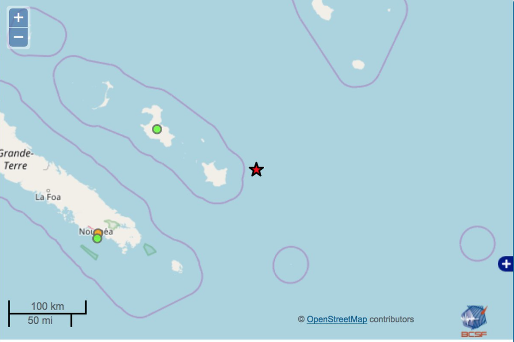 Risques Naturels: La Nouvelle-Calédonie touchée en quelques heures par deux séismes de magnitude 6