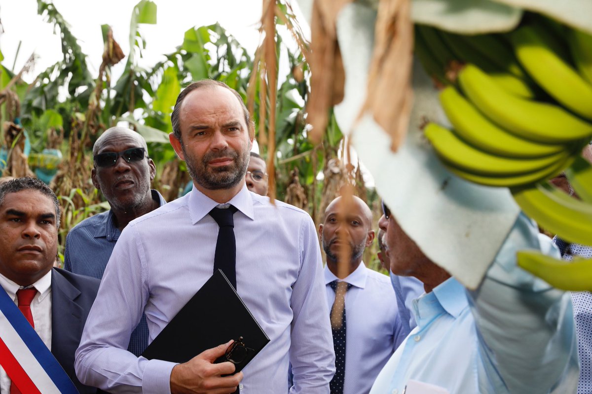 Edouard Philippe aux Antilles: L’agriculture sinistrée au coeur de la visite du Premier Ministre