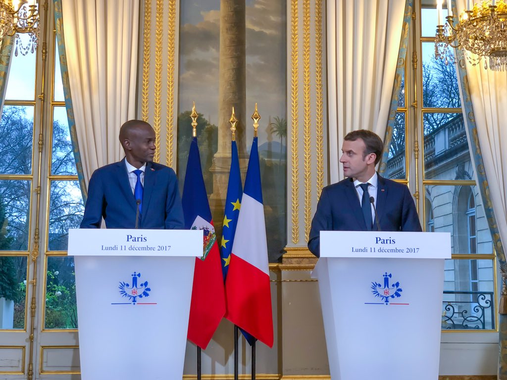 Moïse Jovenel à Paris: Haïti, premier pays à bénéficier du Fonds Vert