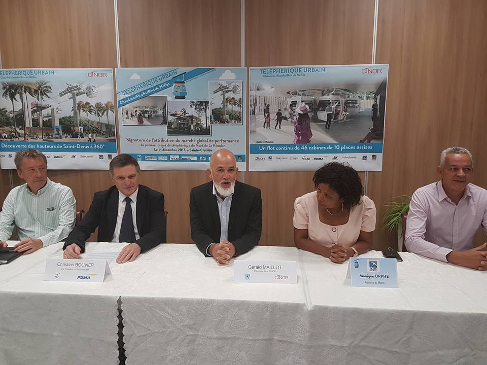 Transports à La Réunion: Saint Denis aura son téléphérique urbain en  2019