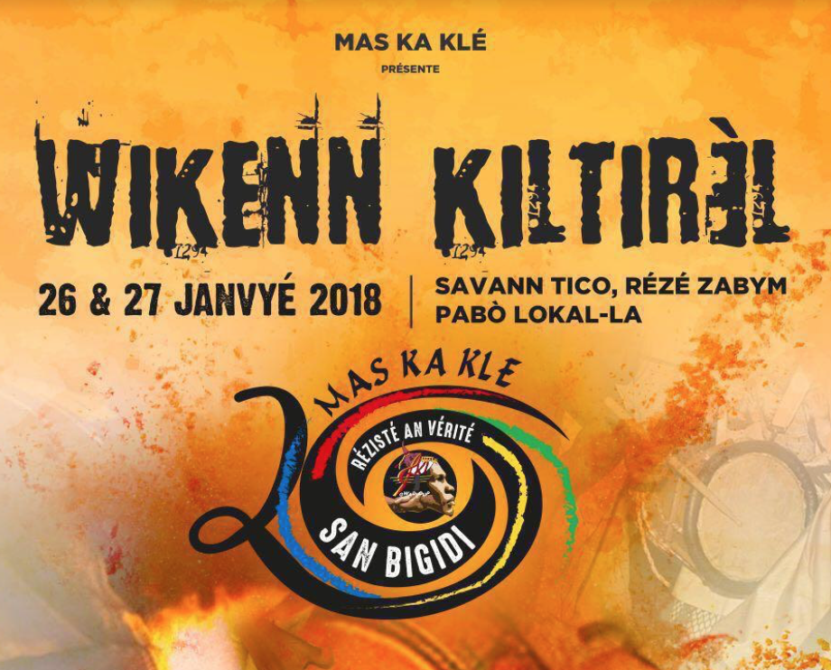 Carnaval 2018-Guadeloupe: Le mouvement culturel Mas Ka Klé entre en résistance pour son Wikenn Kiltirèl 2018