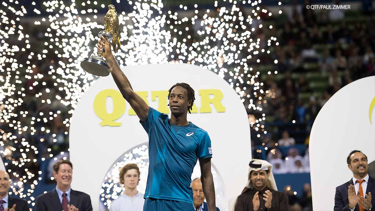 Tennis : Au Tournoi de Doha, Gaël Monfils fait un retour triomphal