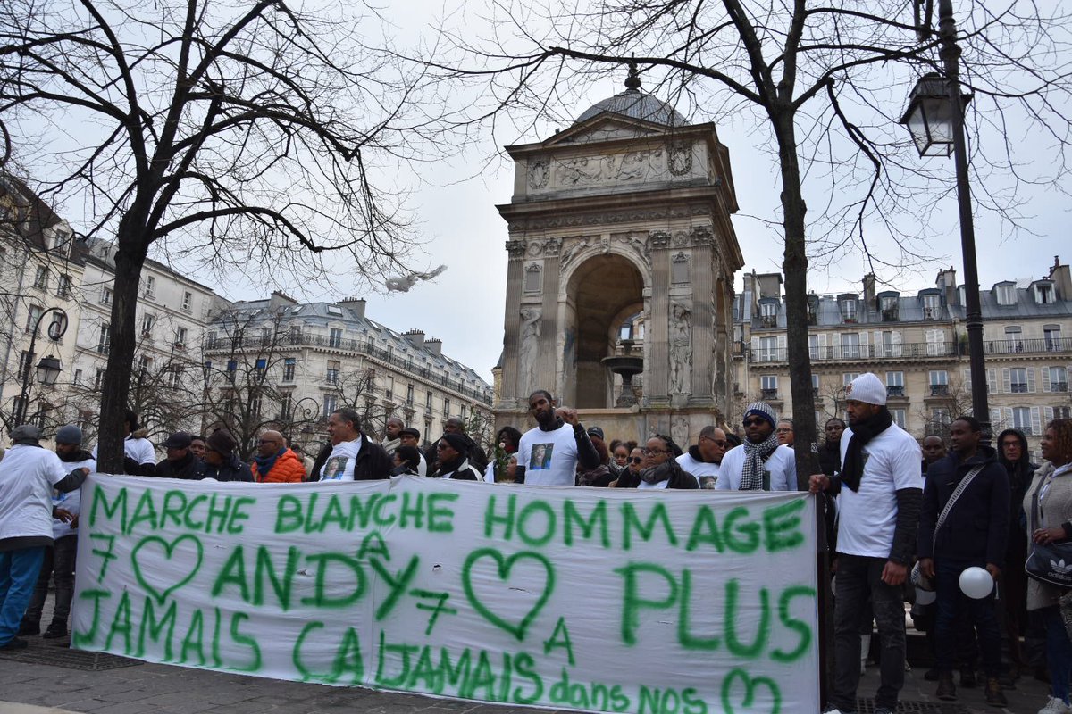 Paris : Une marche à la mémoire d’Andy Brigitte pleine d’émotions