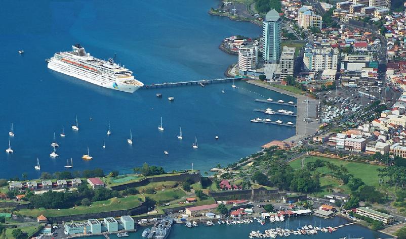 Martinique : l&rsquo;activité portuaire dopée par la croisière en 2017
