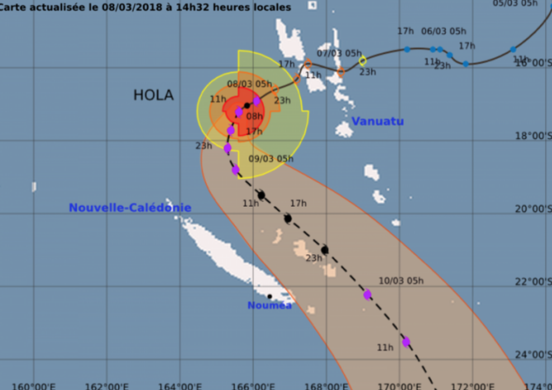 Cyclone Hola: En Nouvelle-Calédonie, les Îles Loyauté placées en alerte 1 cyclonique