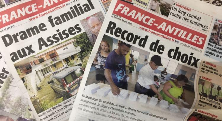 Médias: Les quotidiens « France-Antilles » et « France-Guyane » sont menacés de liquidation