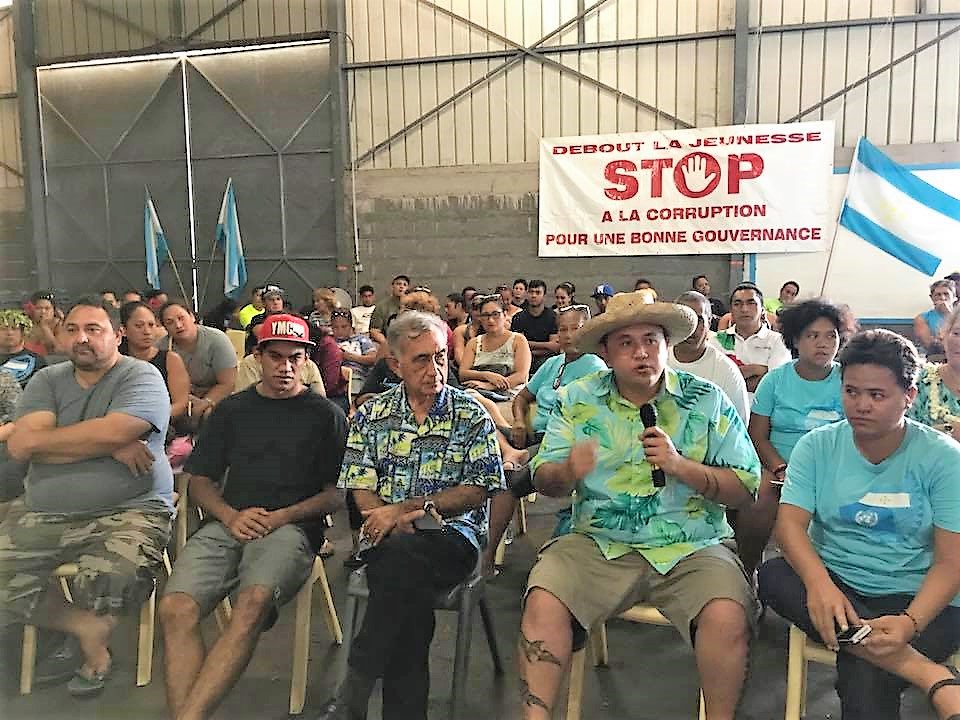 Territoriales 2018 en Polynésie : Contre la corruption, les indépendantistes organisent une marche