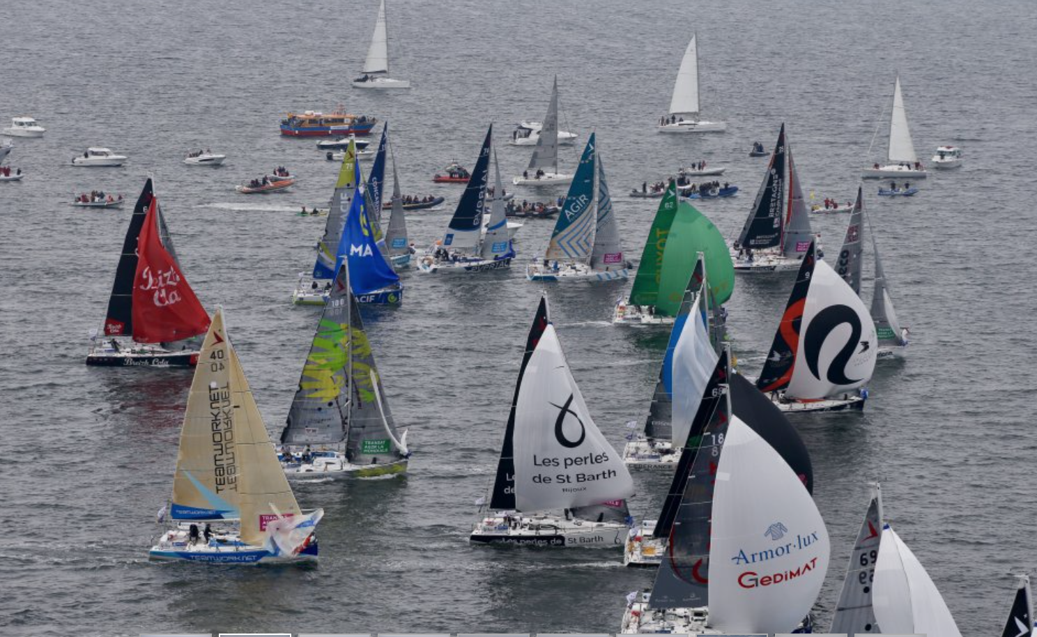 Voile: Lancement de la Transat AG2R 2018, entre compétition et solidarité pour Saint-Barthélémy