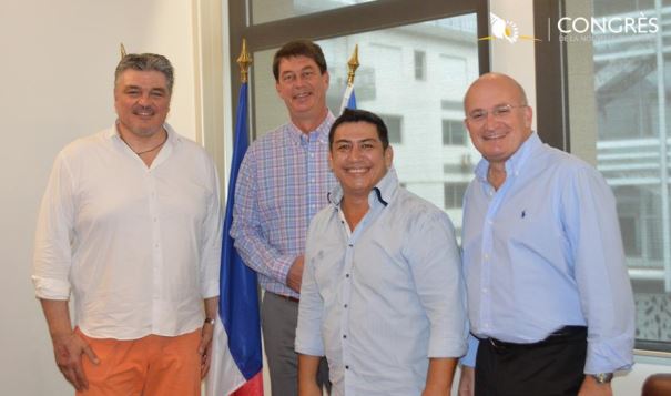 David Douillet, ancien Judoka et ministre des Sports, en visite en Nouvelle-Calédonie