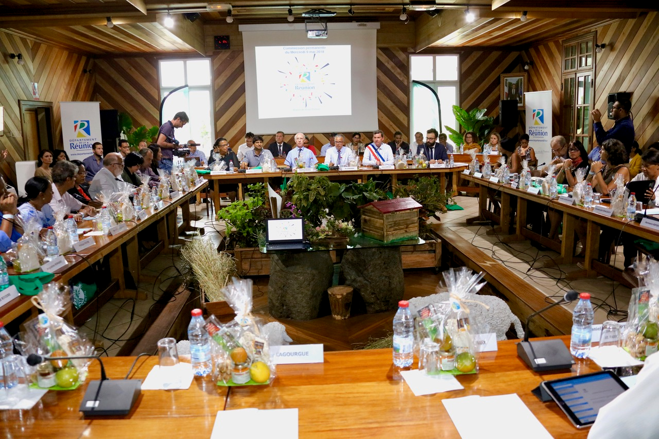 La Réunion : La Commission permanente du Conseil départemental décentralisée à Bras-Panon