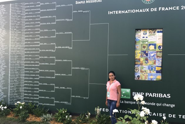 Samantha Ramidge-Bane : Une Réunionnaise au cœur de Roland Garros 2018