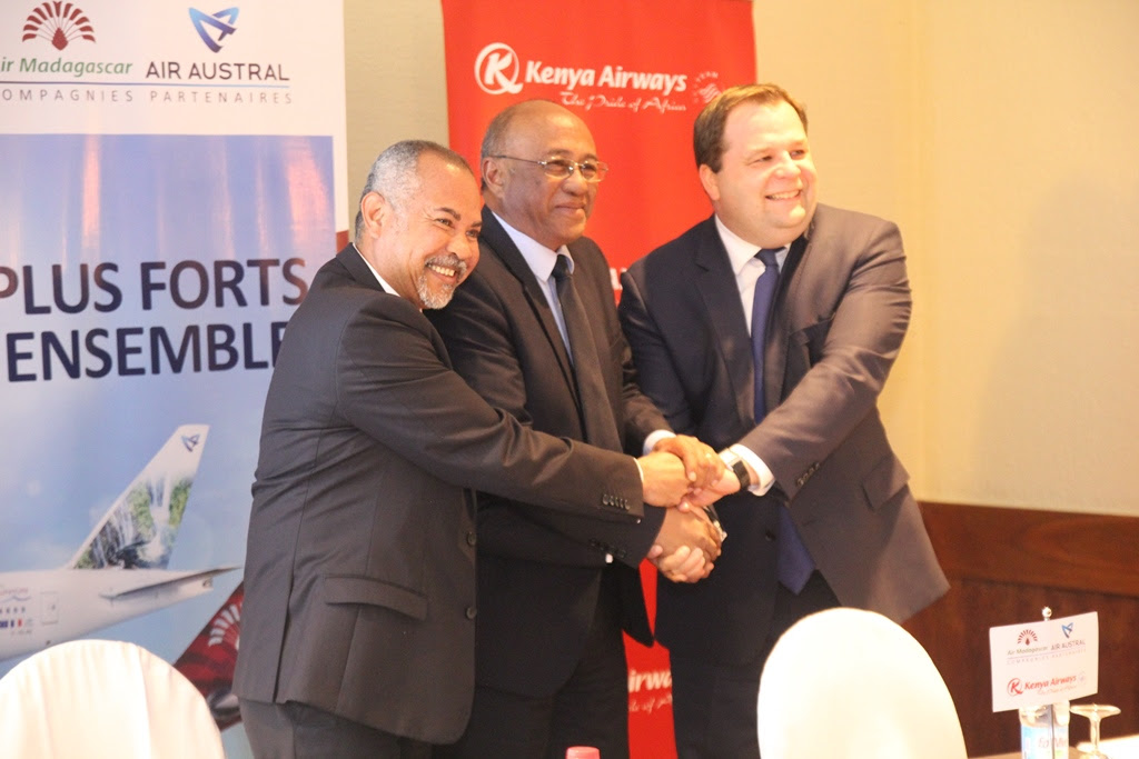 Desserte aérienne : Air Austral, Air Madagascar et Kenya Airways officialisent leur « accord de partenariat privilégié »