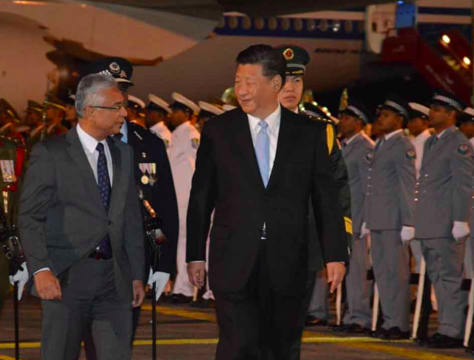 Visite éclair du Président chinois Xi Jinping sur l’île Maurice pour la signature d’un accord de libre-échange