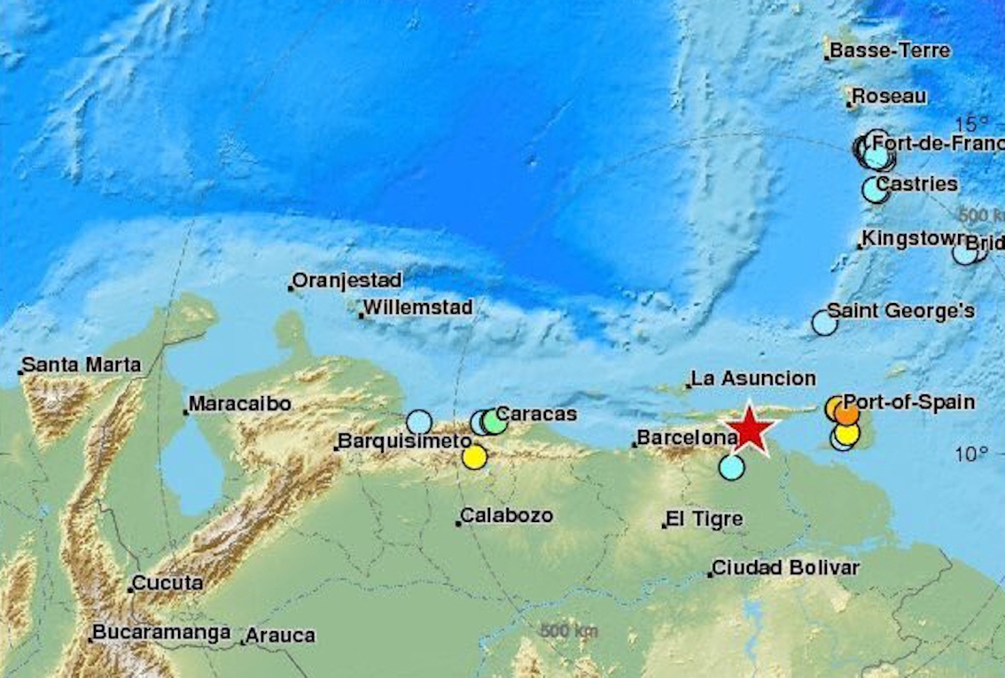 Un séisme de magnitude 7,3 au Venezuela ressenti jusqu&rsquo;aux Antilles et en Guyane