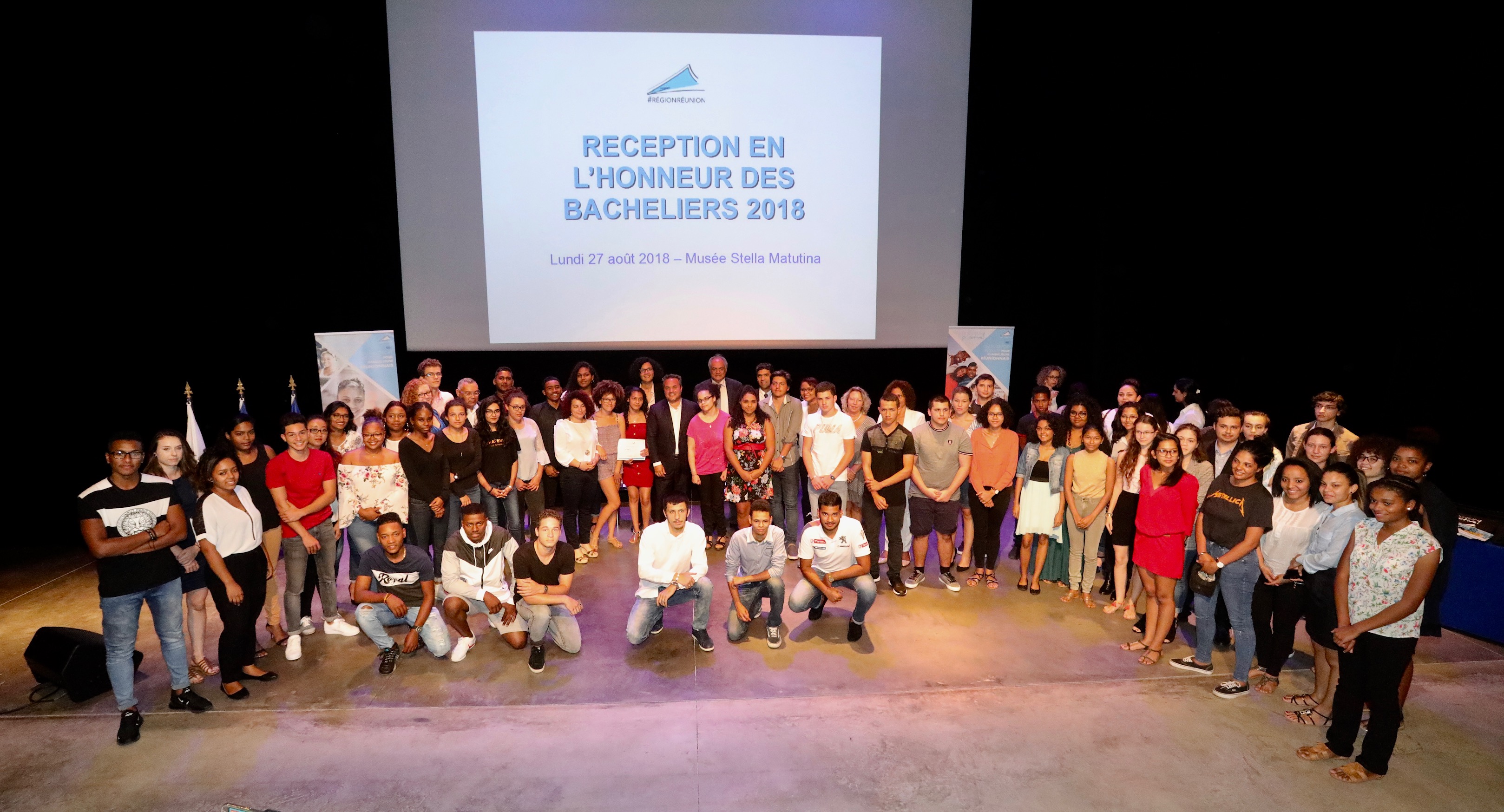 La Réunion : 60 bacheliers « méritants » félicités par le Président de la Région Didier Robert
