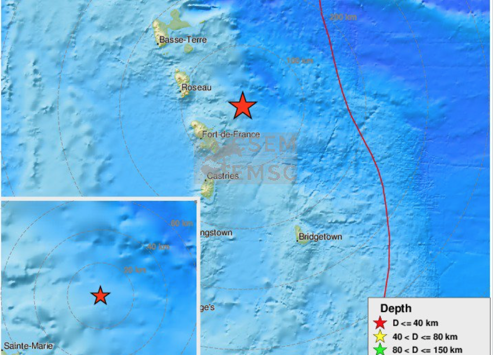 Un séisme de magnitude de 6,3 aux Antilles, où Emmanuel Macron est en visite