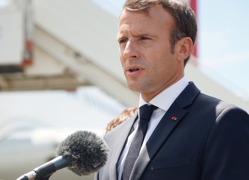 Emmanuel Macron en Guadeloupe pour évoquer les  sargasses et la problématique de l&rsquo;eau