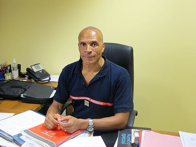 Guadeloupe: le colonel Jean Paul Levif, nouveau directeur adjoint du SDIS Guadeloupe