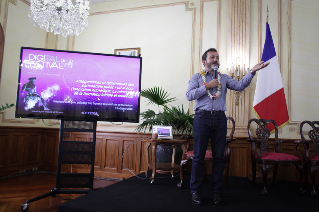 Digital Festival Tahiti- Stéphane Distinguin : « Apprendre et faire, pour avancer dans le numérique »