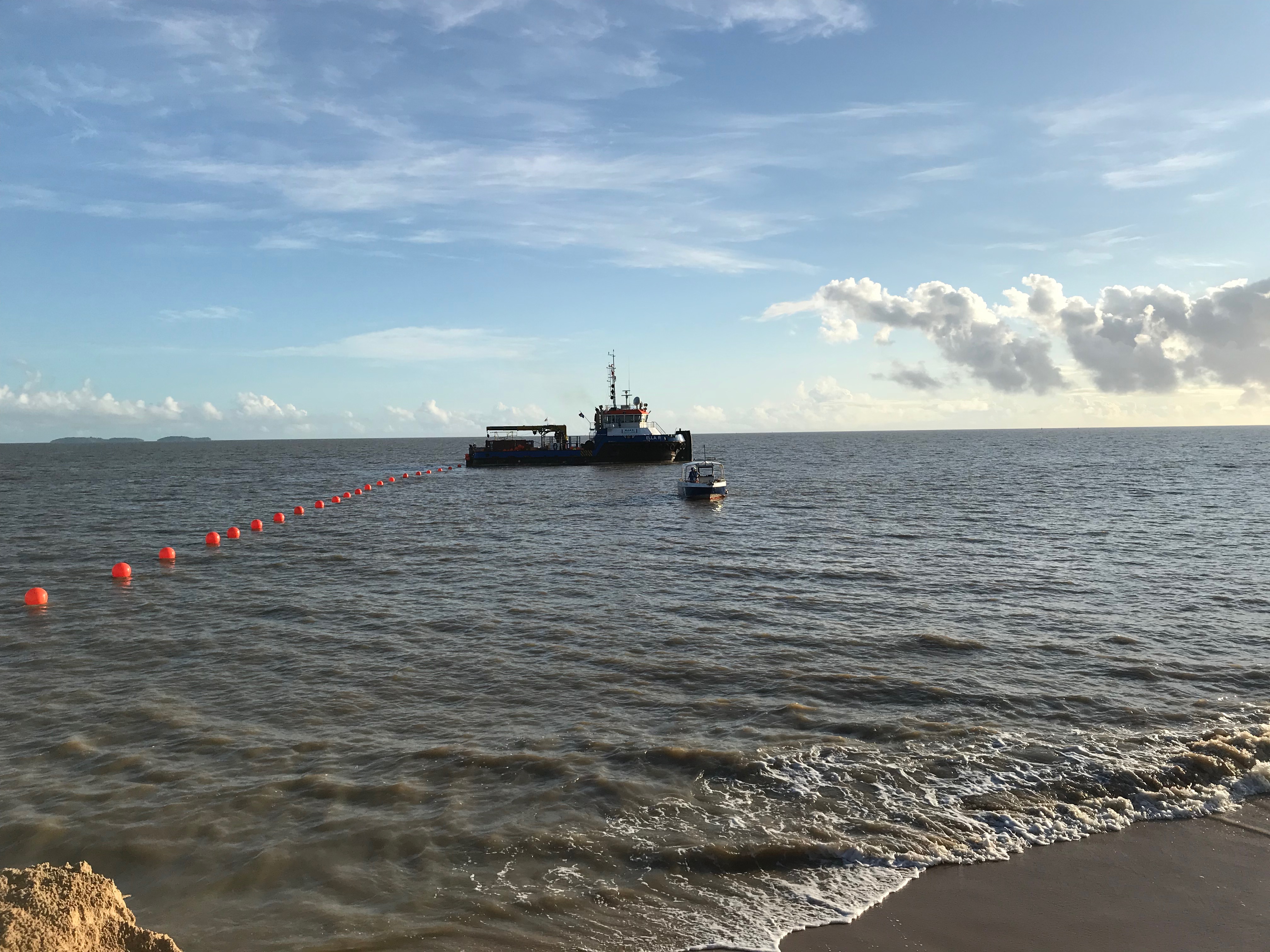 Câble sous-marin numérique Kanawa : Le premier câble 100% Orange relie la Guyane à la Martinique