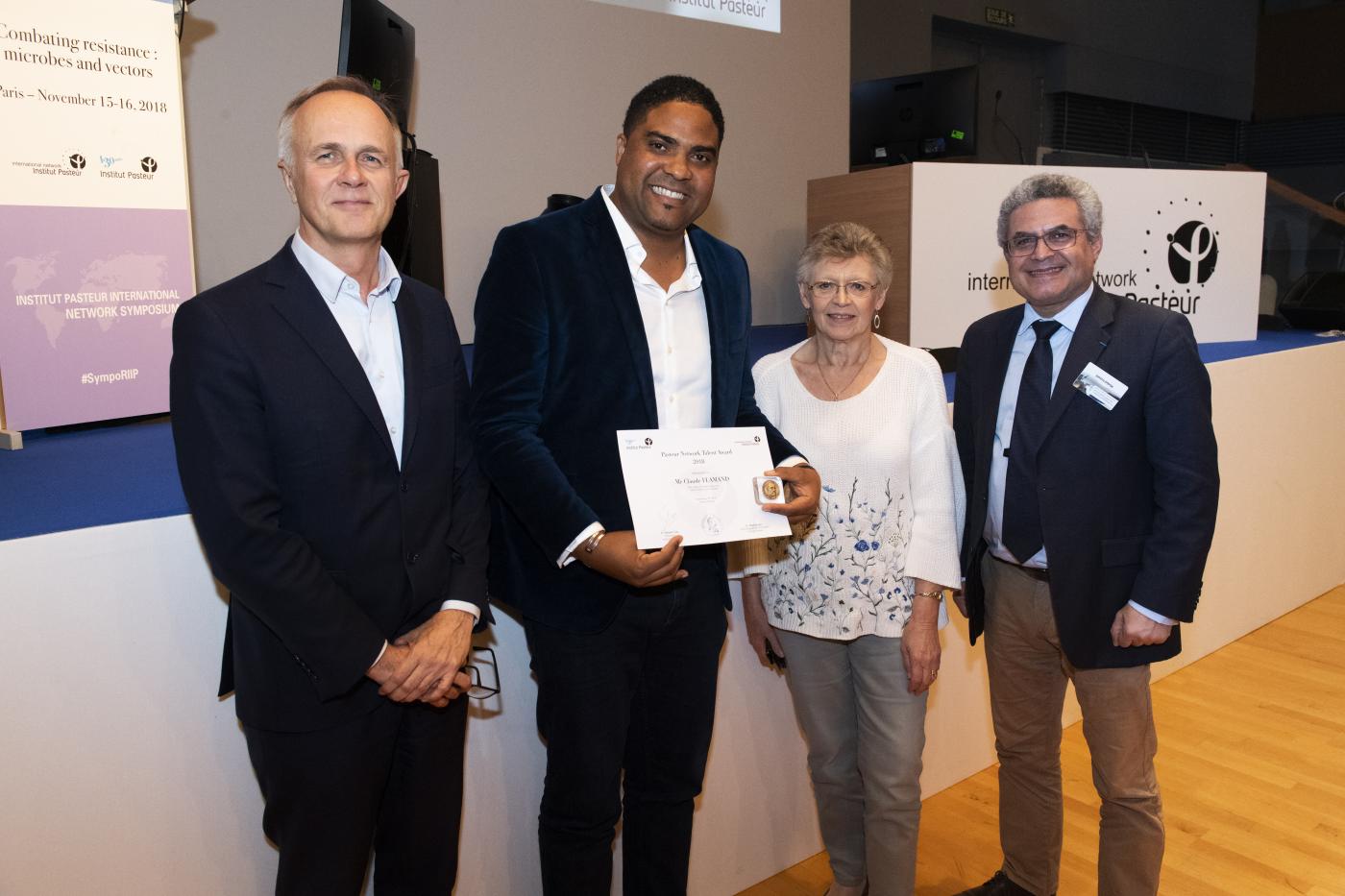 Le Martiniquais Claude Flamand Lauréat du Prix « Pasteur International Talent »